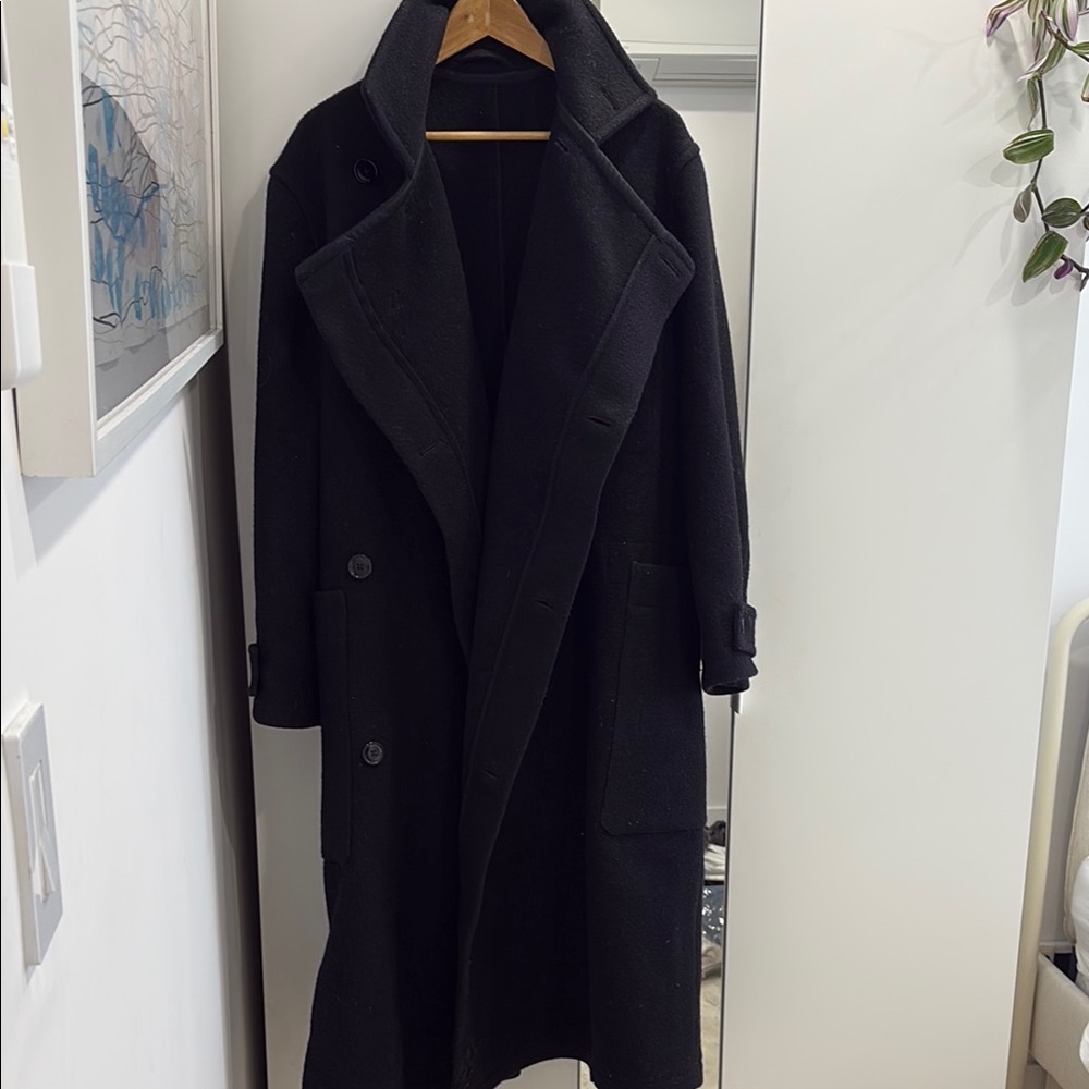 Lemaire Wool Wrap Coat